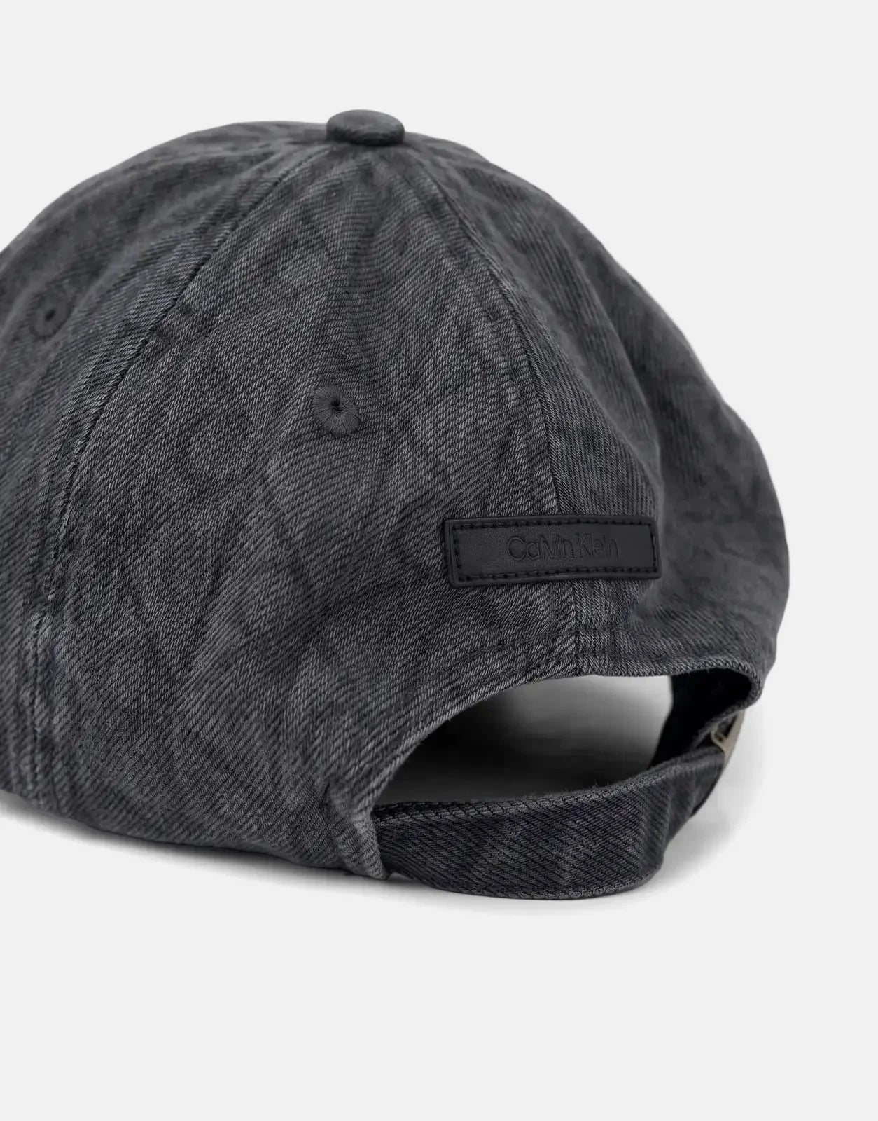 Calvin Klein Denim Emblem Brunout Grey Patch Cap - Subwear