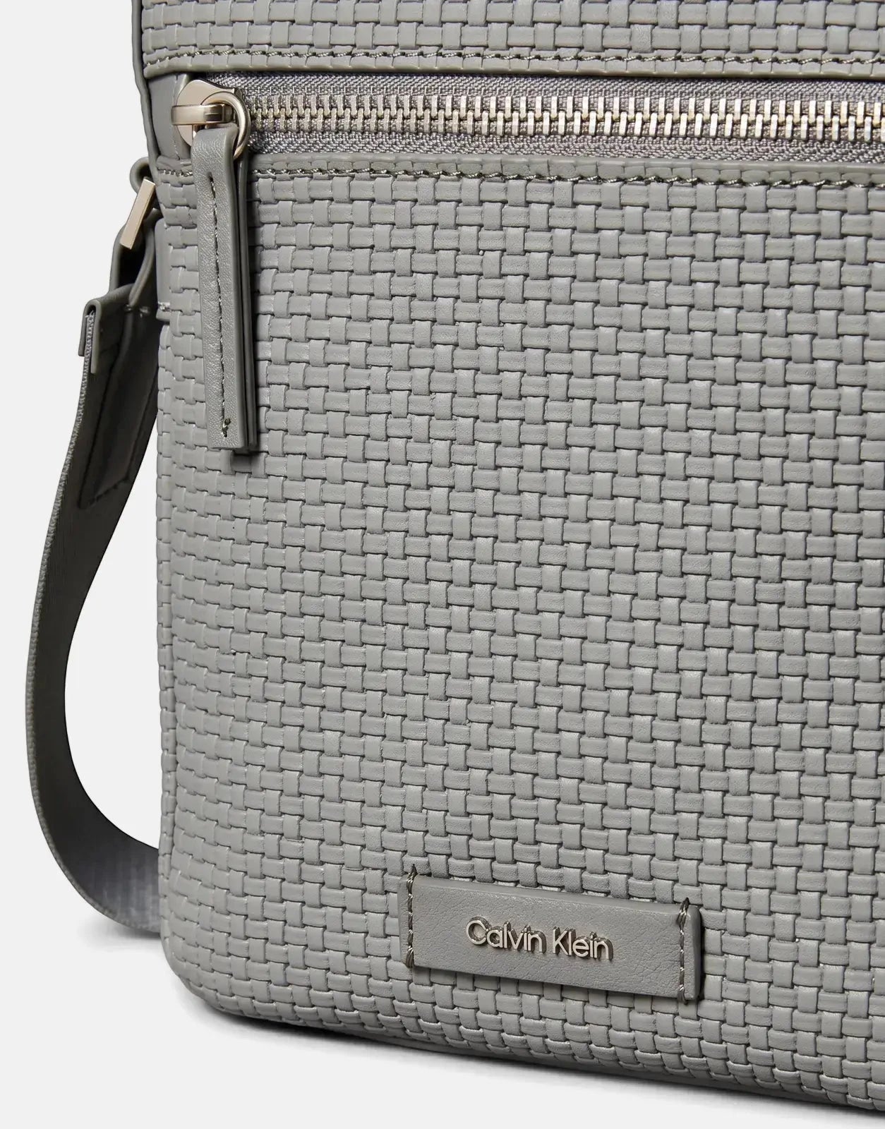 Calvin Klein Emblem AOP Emboss Grey Reporter Bag - Subwear