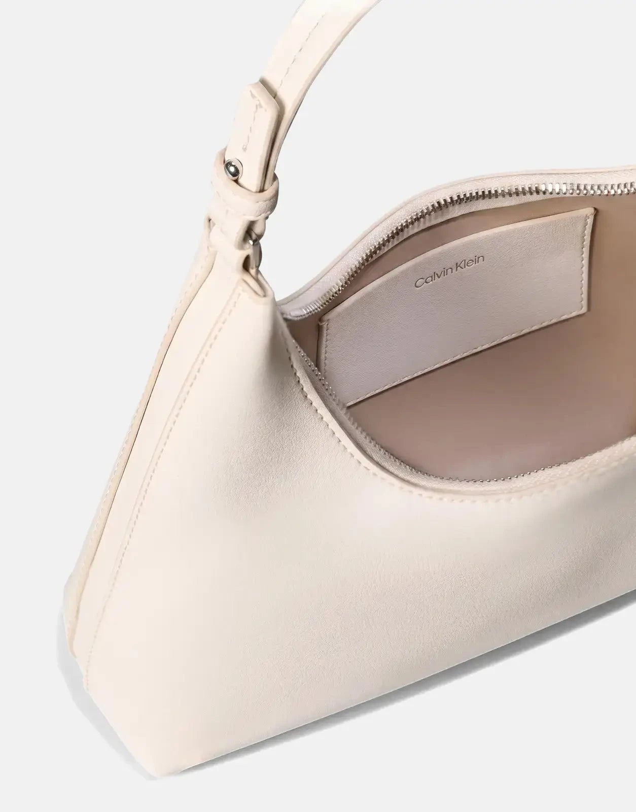 Calvin Klein Foil Logo Beige Shoulder Bag - Subwear