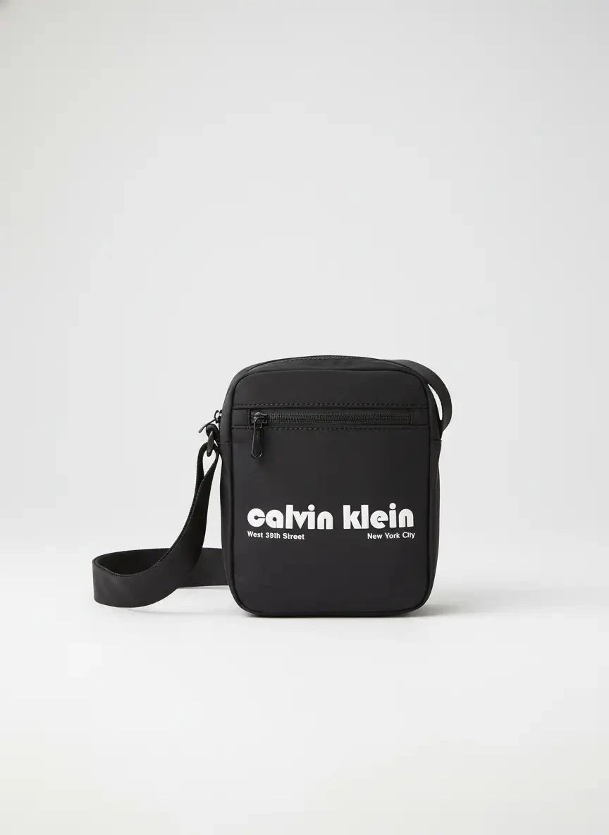 Calvin Klein Graphic Black Reporter Bag - Subwear