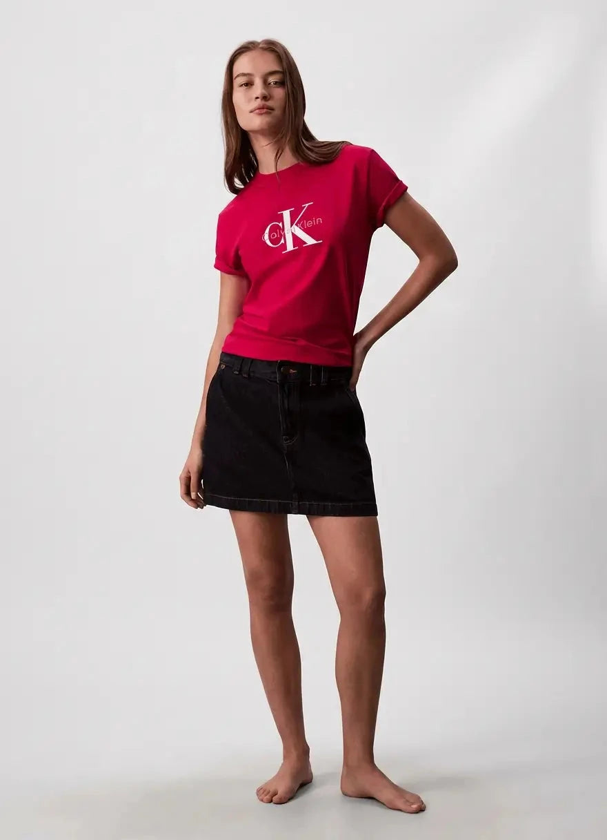 Calvin Klein Hero Classic Monologo Pink T-Shirt - Subwear