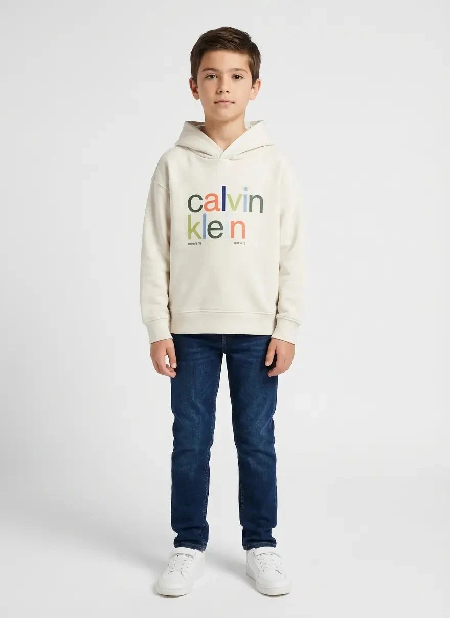 Calvin Klein Kids Color Logo Hoodie - Subwear