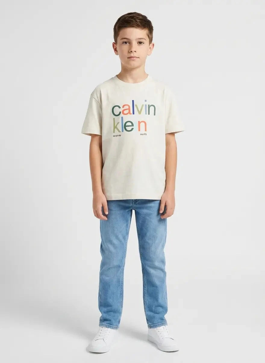 Calvin Klein Kids Colour Logo T-Shirt - Subwear
