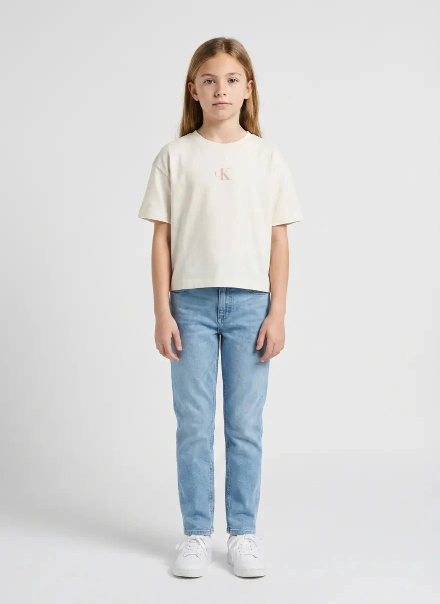 Calvin Klein Kids Logo Boxy T-Shirt - Subwear