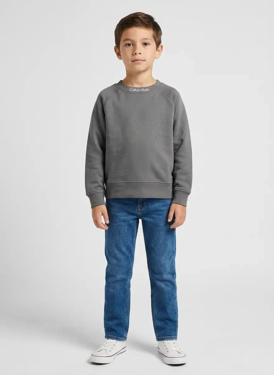 Calvin Klein Kids Neck Emb Sweatshirt - Subwear