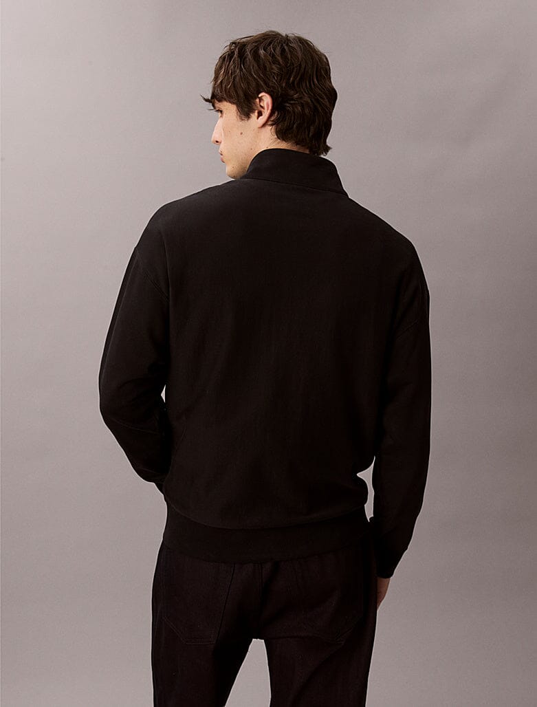 Calvin Klein Micro ML Qtr Zip Blk - Subwear