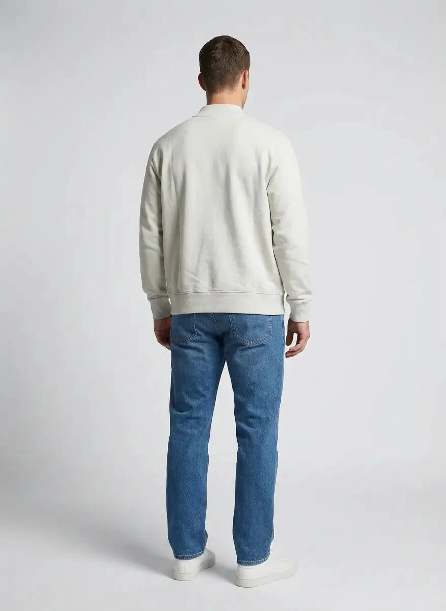 Calvin Klein Micro ML Qtr Zip Wht - Subwear