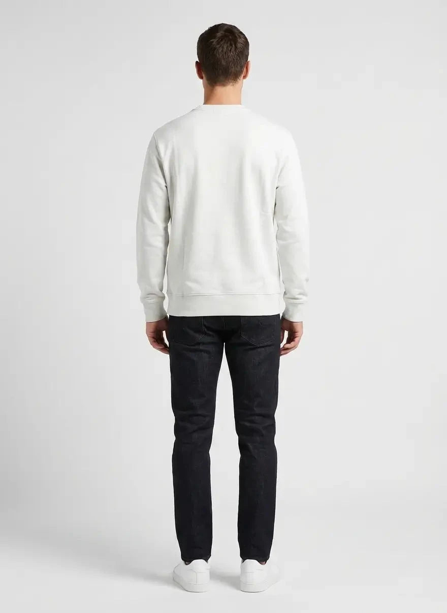 Calvin Klein Monogram Sweatshirt Wht - Subwear