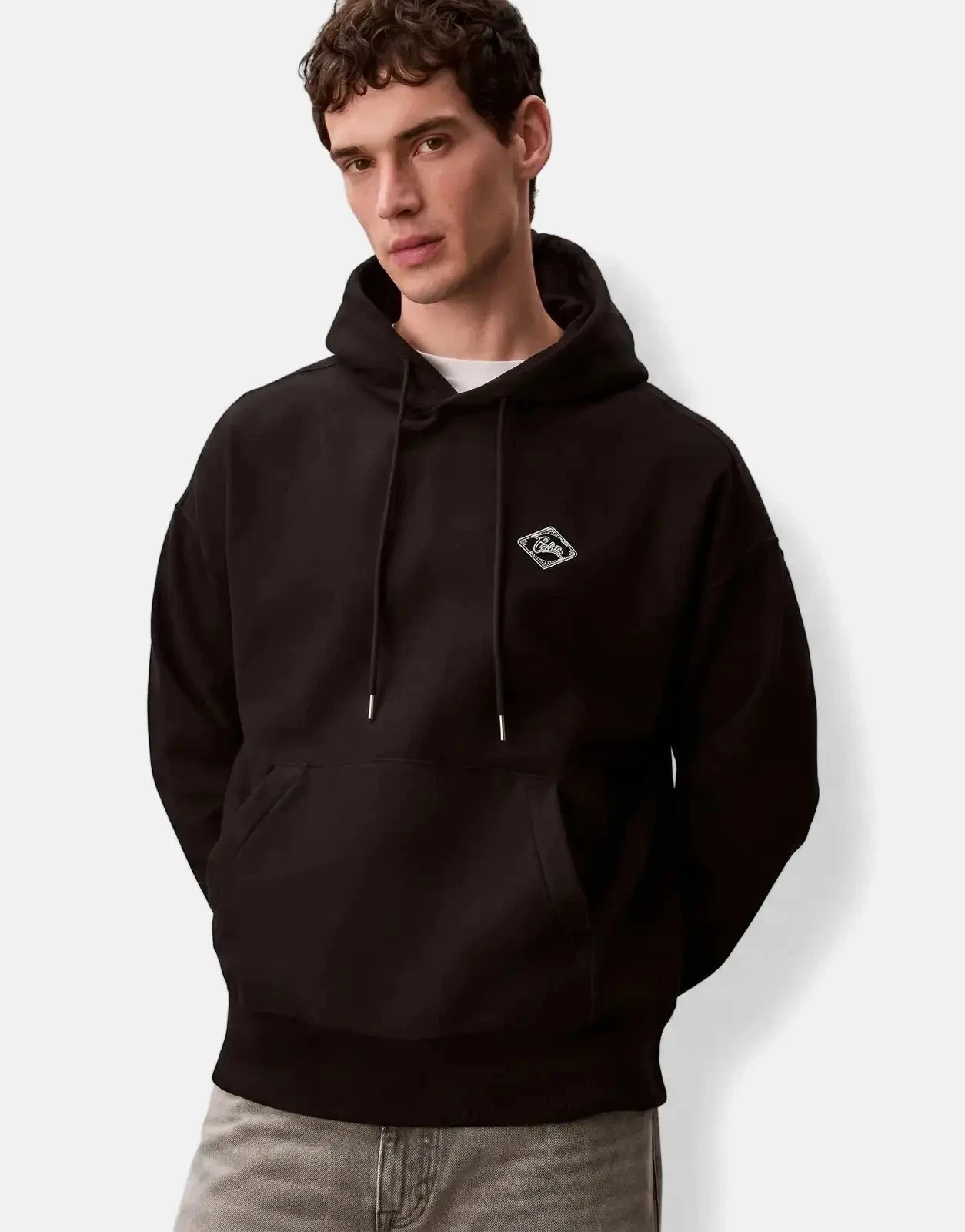 Calvin Klein Premium Fleece Matchbox Black Hoodie - Subwear