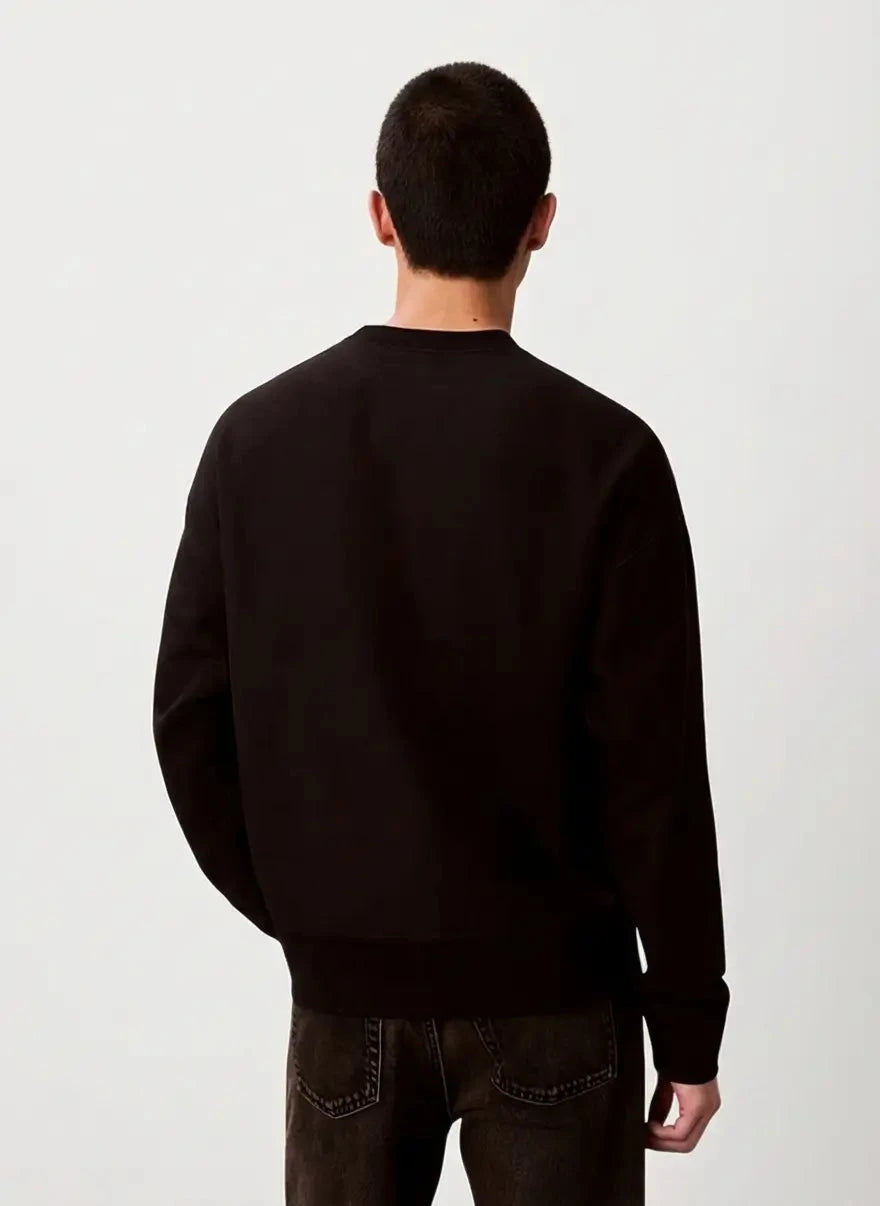 Calvin Klein Premium Tri-Color Monologo Black Sweatshirt - Subwear