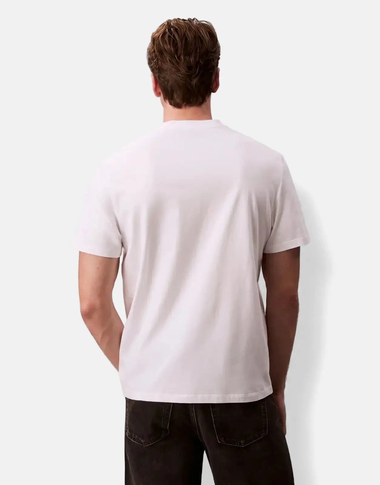 Calvin Klein 20s Calvin College Graphic White T-Shirt - Subwear