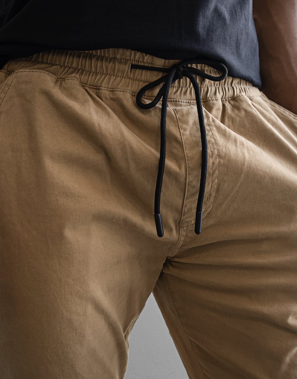 Fade Essential Cuffed Jogger Stone - Subwear