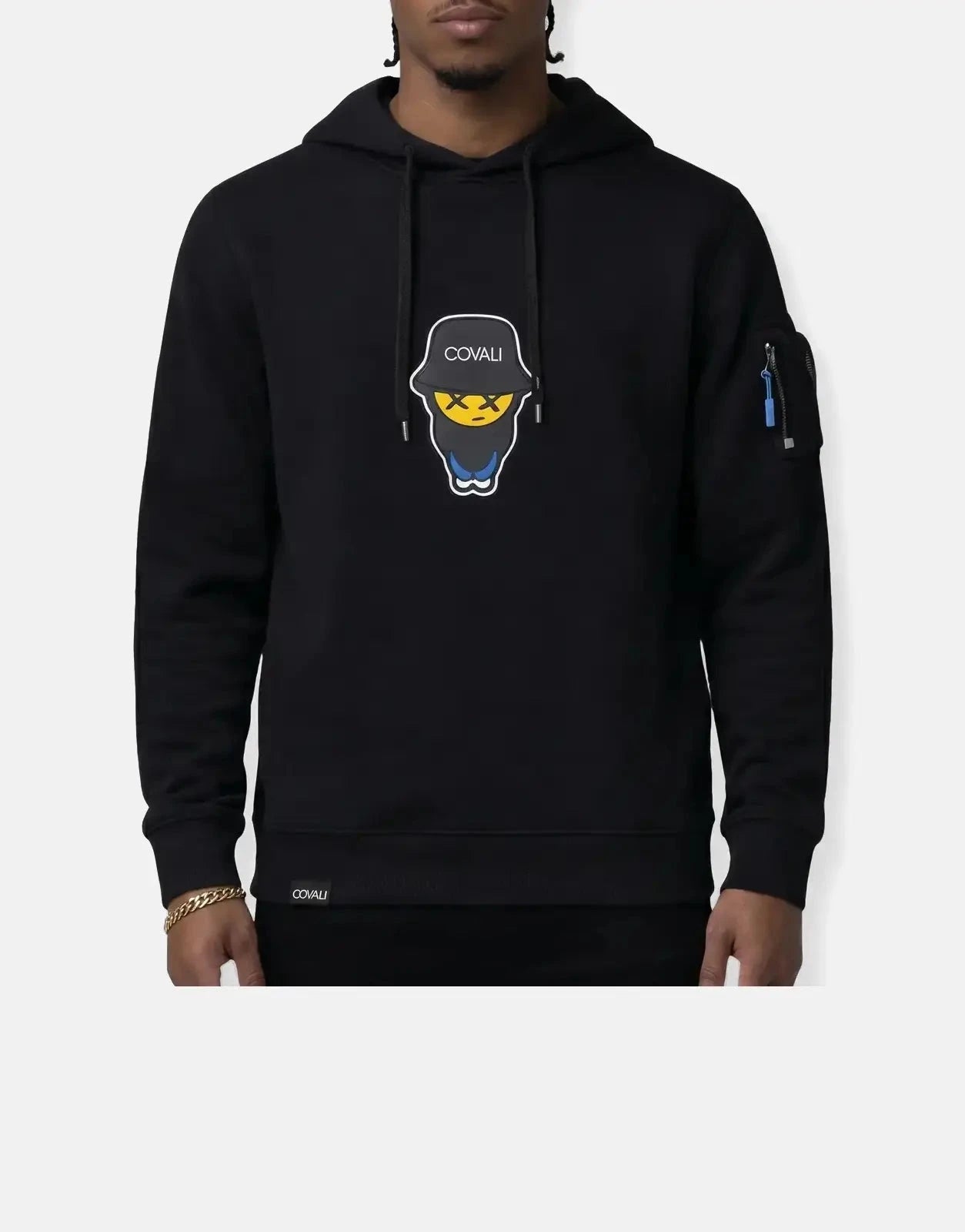 Covali Felpa-H Black Hoodie - Subwear