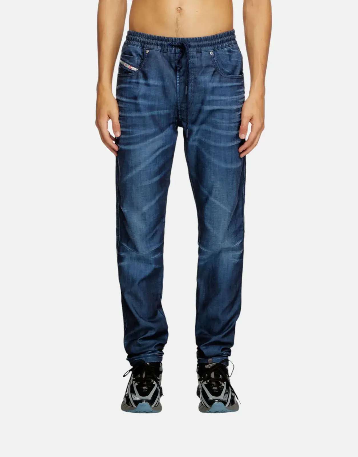Diesel 2060 Men's D-Strukt Jogg Sweat Denim Jeans, Blue