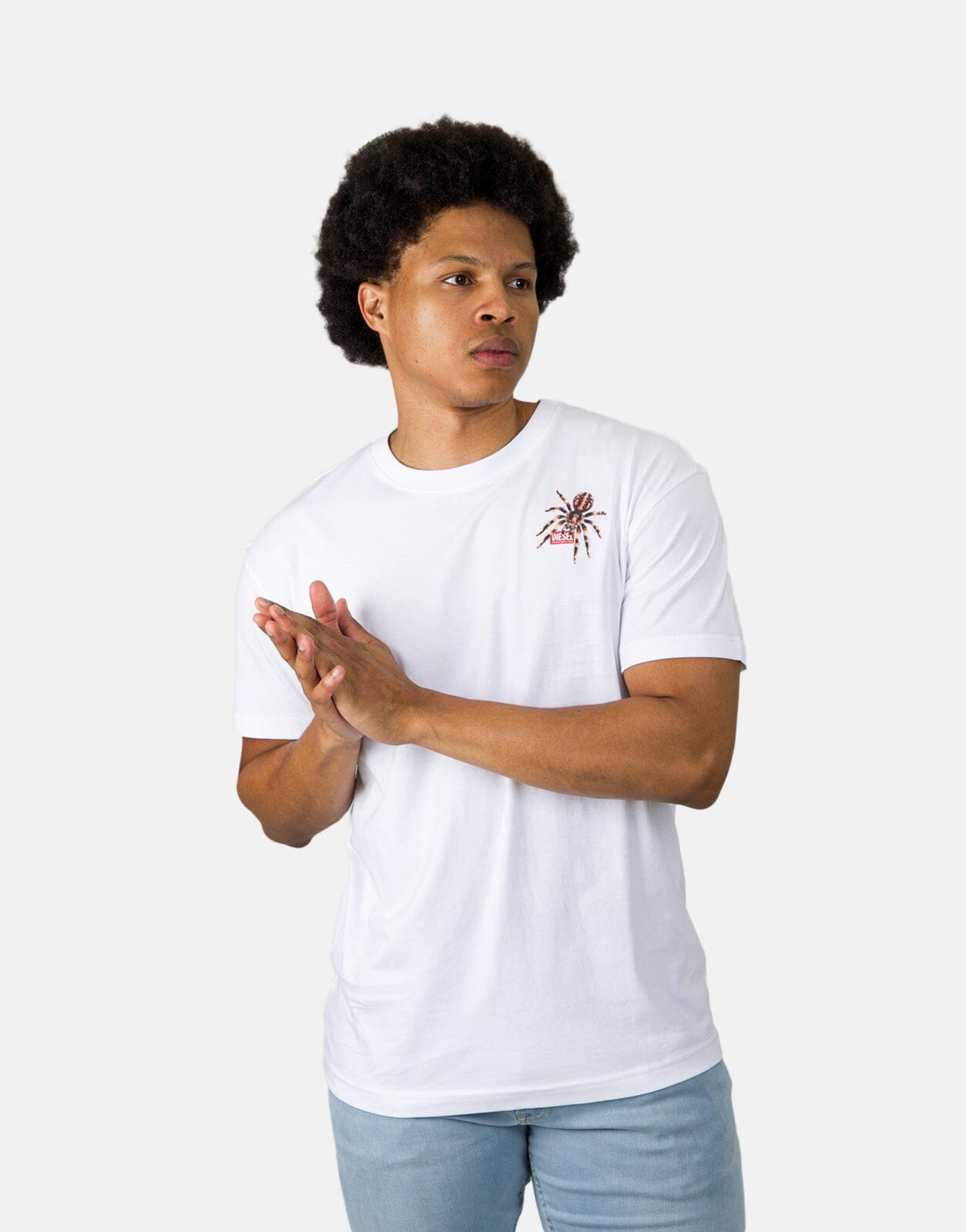 Diesel T-Norm-Spider Regular Knit T-Shirt - Subwear
