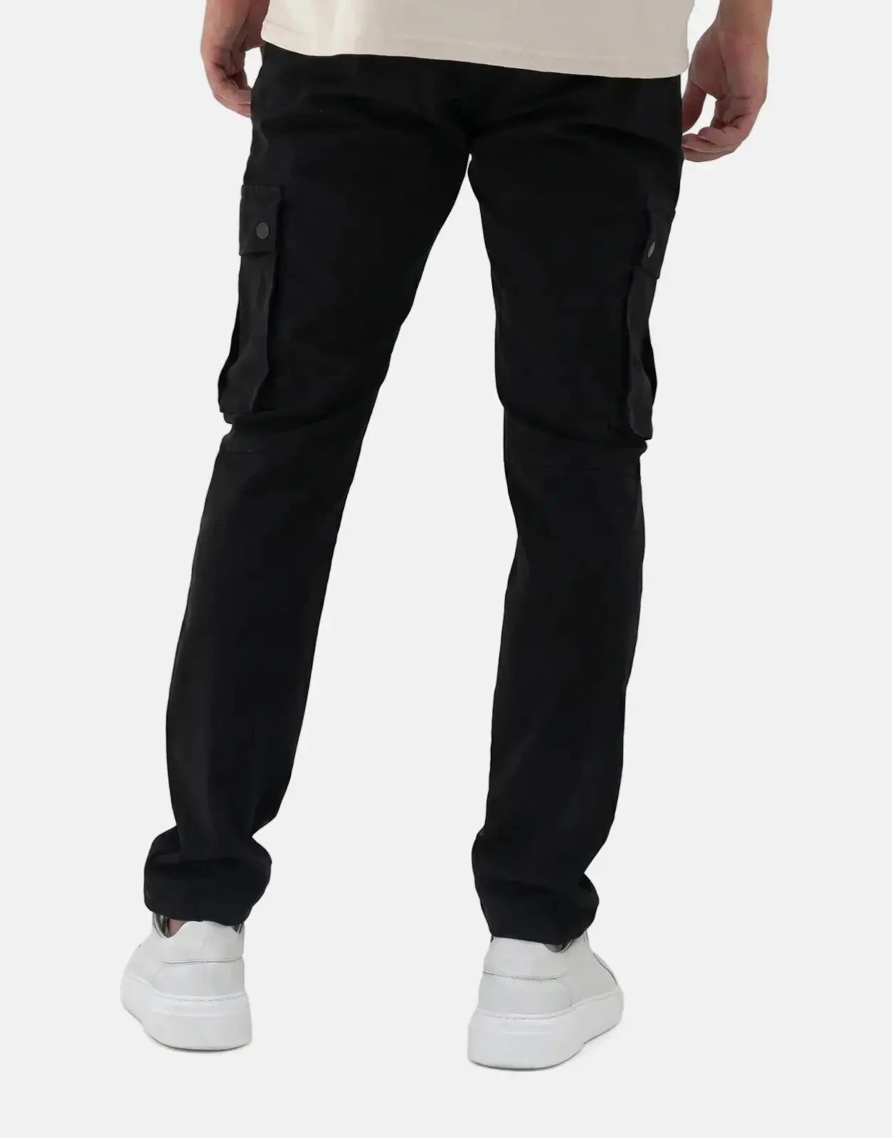 Fade Essential Cargo Black Pants - Subwear