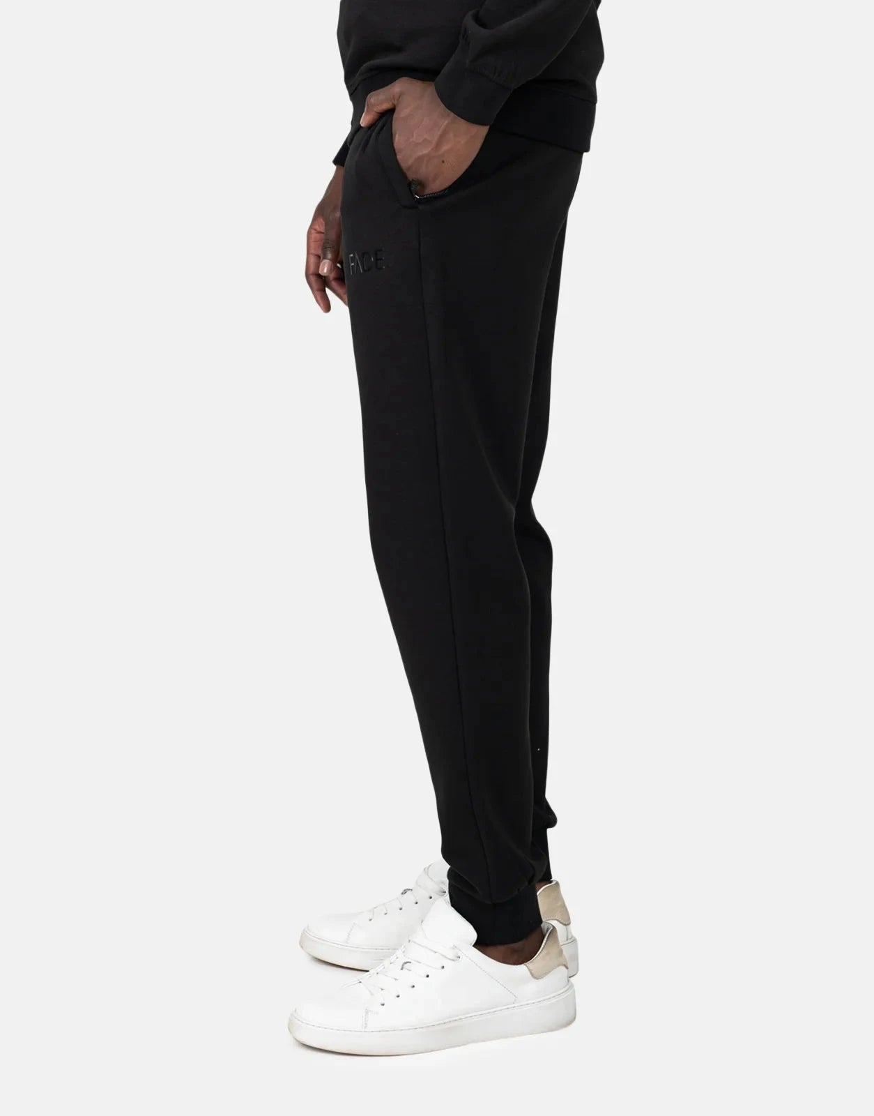 Fade Essential Slim Fit Black Sweatpants - Subwear