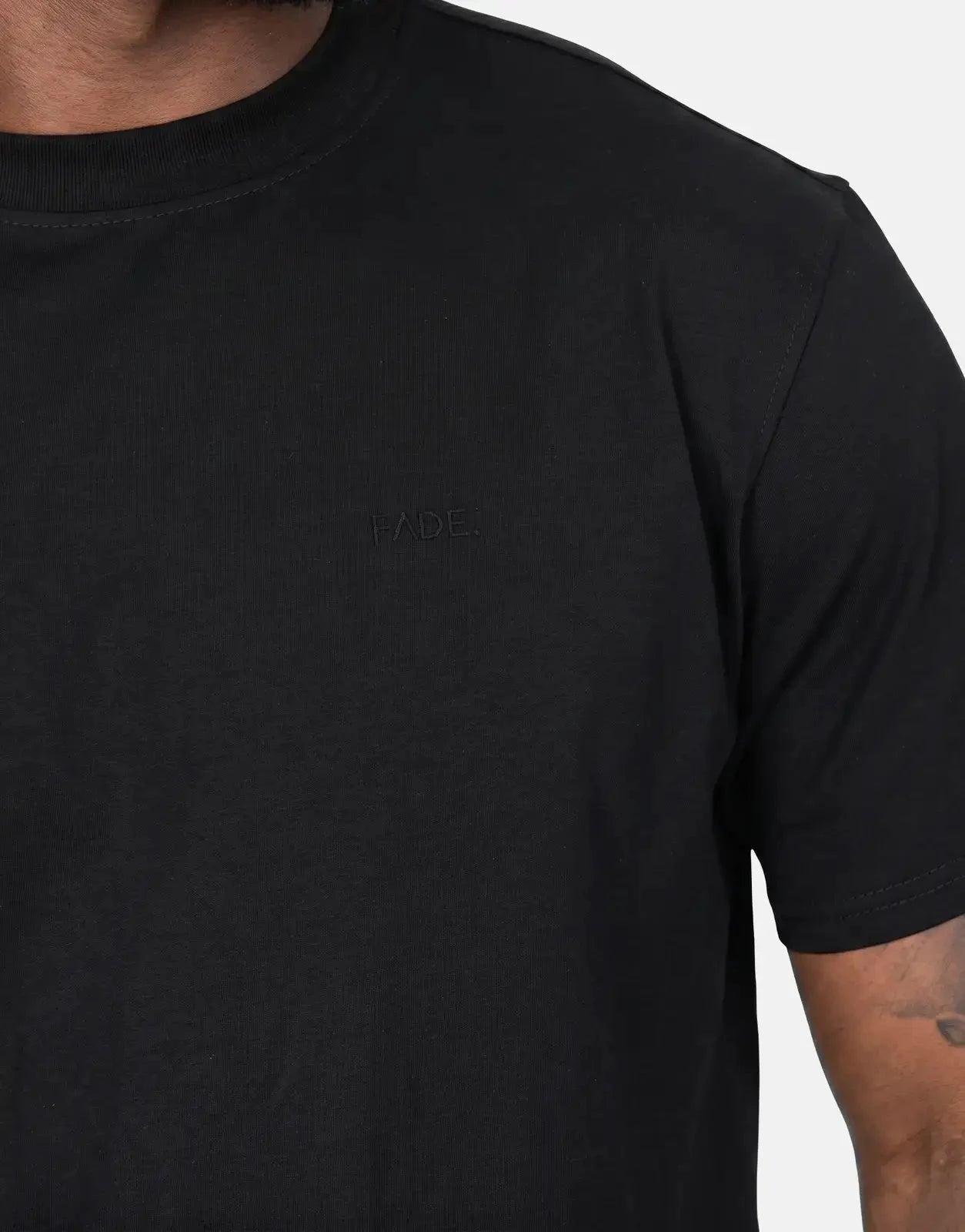 Fade Essential Slim Fit Black T-Shirt - Subwear