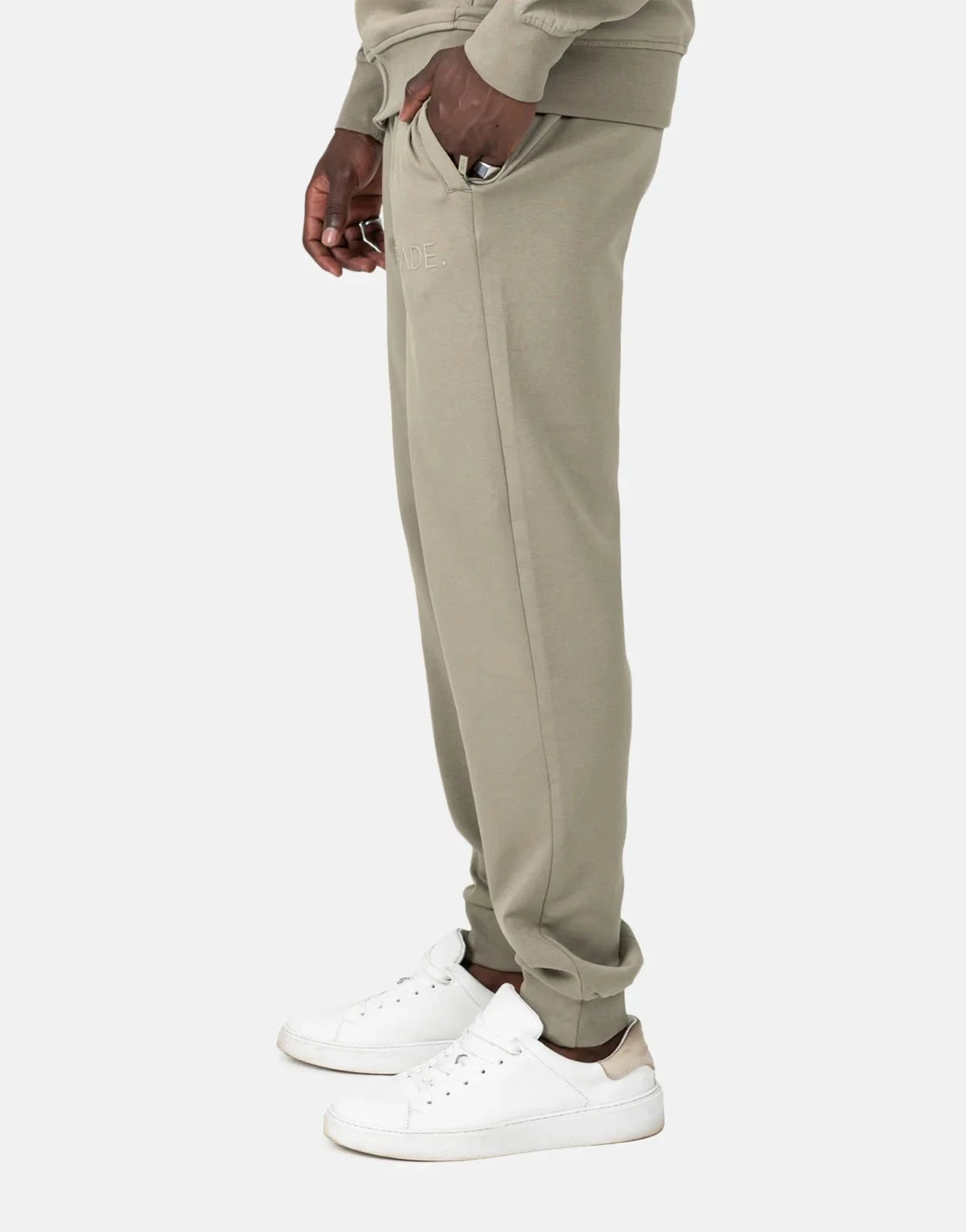 Fade Essential Slim Fit Taupe Sweatpants - Subwear
