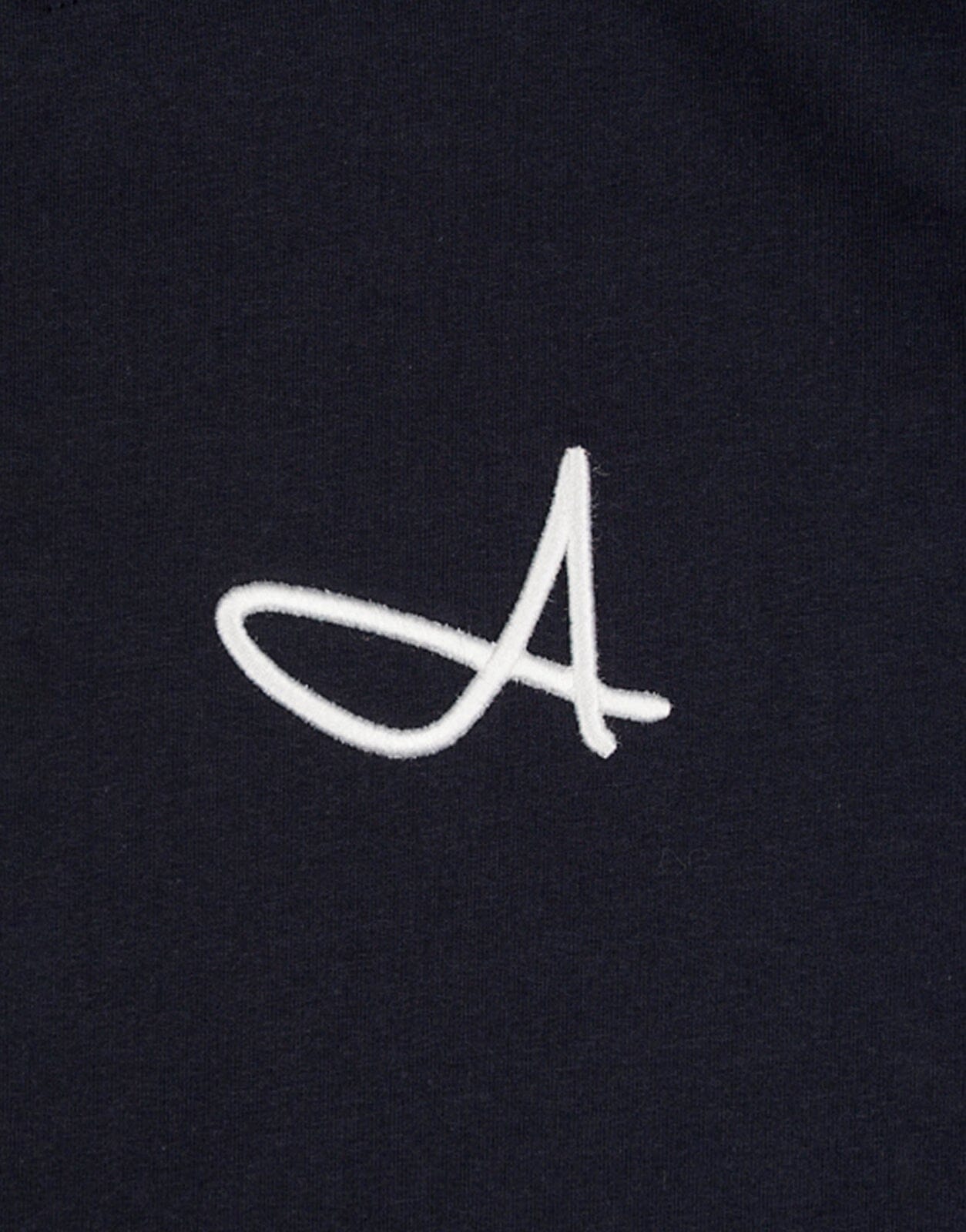 Fade Signature A Boxy Navy T-Shirt - Subwear