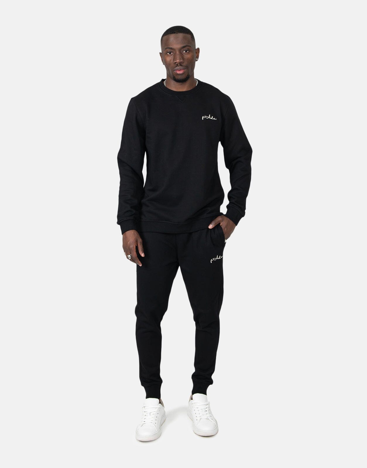 Fade Signature Sweatpants Black - Subwear