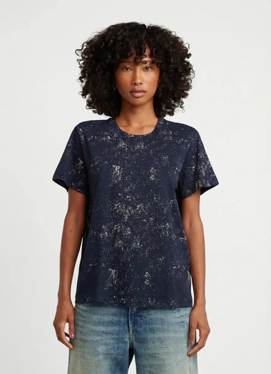 G-Star RAW All Over Print Salute Wave Spray T-Shirt - Subwear