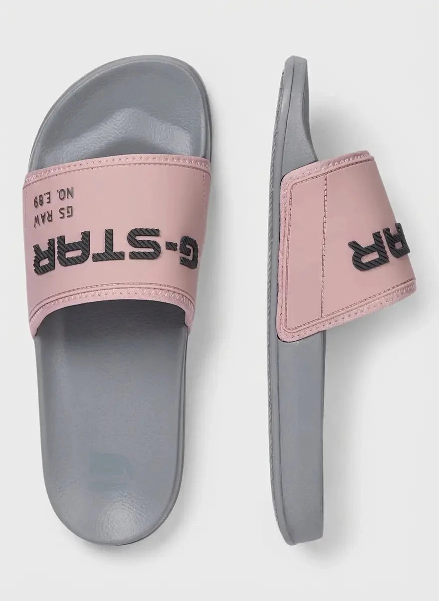 G-Star RAW Cart V Grey/Pink Slides - Subwear