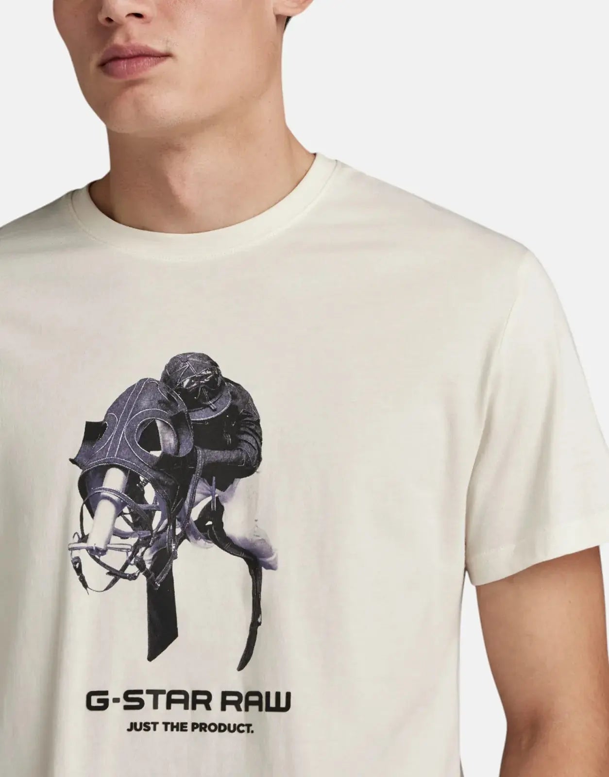 G-Star RAW Cavallo Eggnog T-Shirt - Subwear