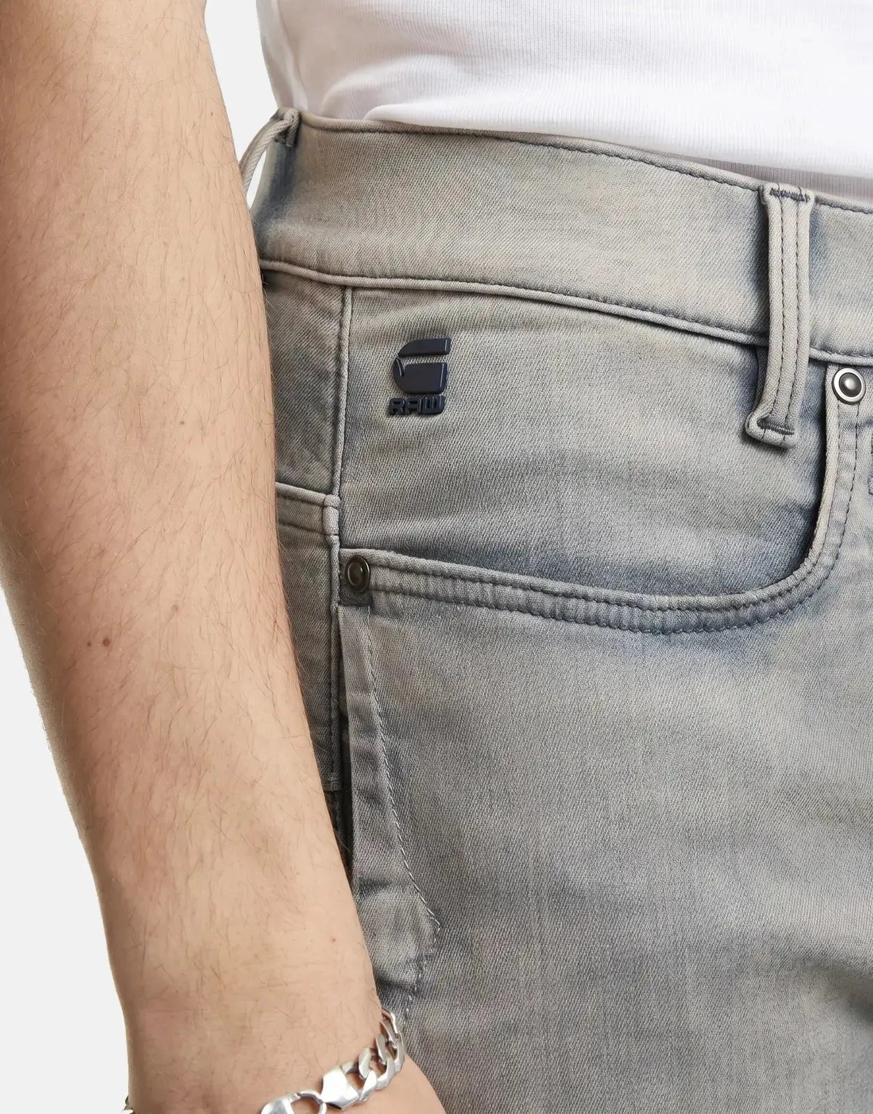 G-Star RAW D-Staq 3D Slim Antic Faded Radium Jeans - Subwear
