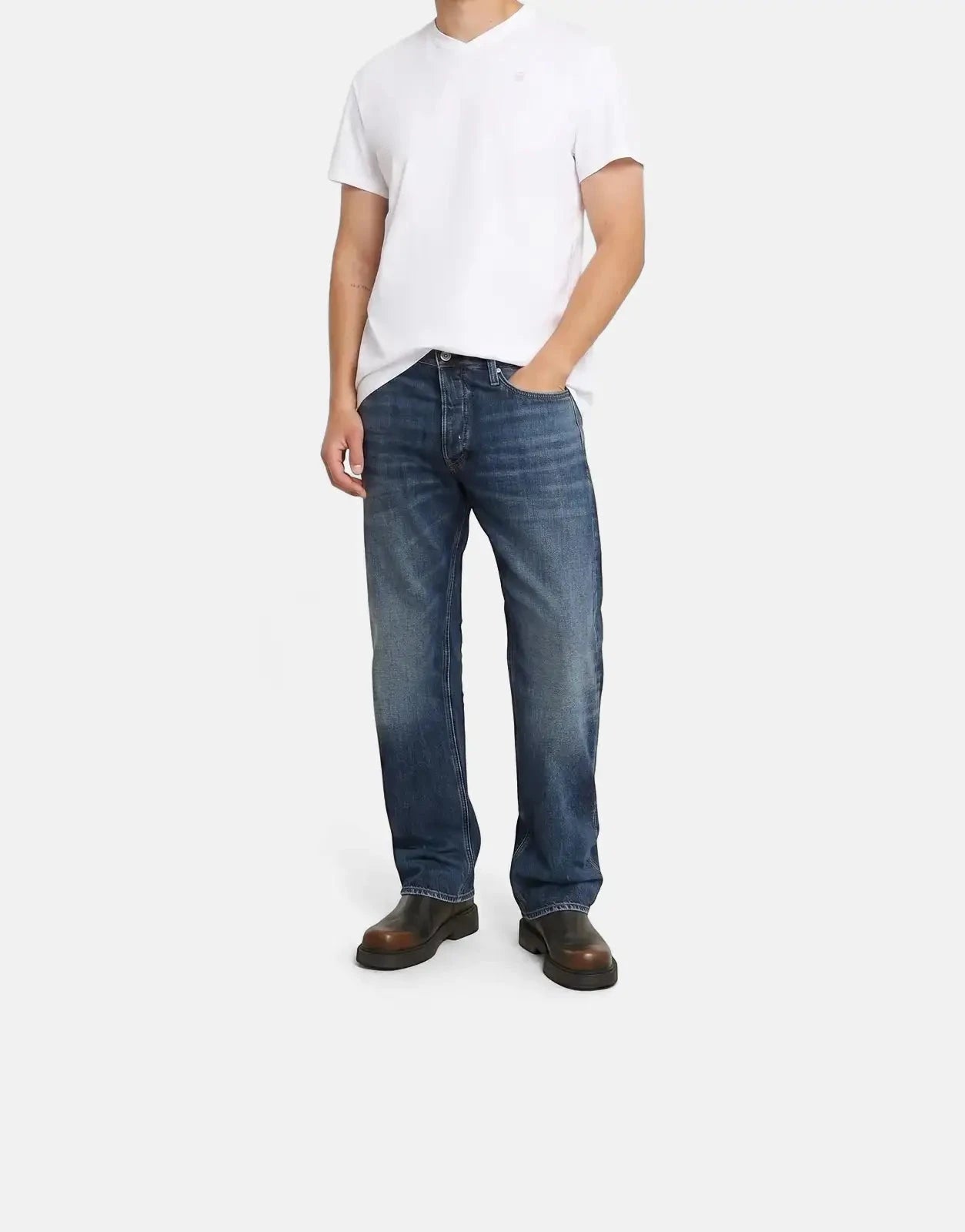 G-Star RAW Dakota Regular Straight Worn In Waterspouts Jeans - Subwear