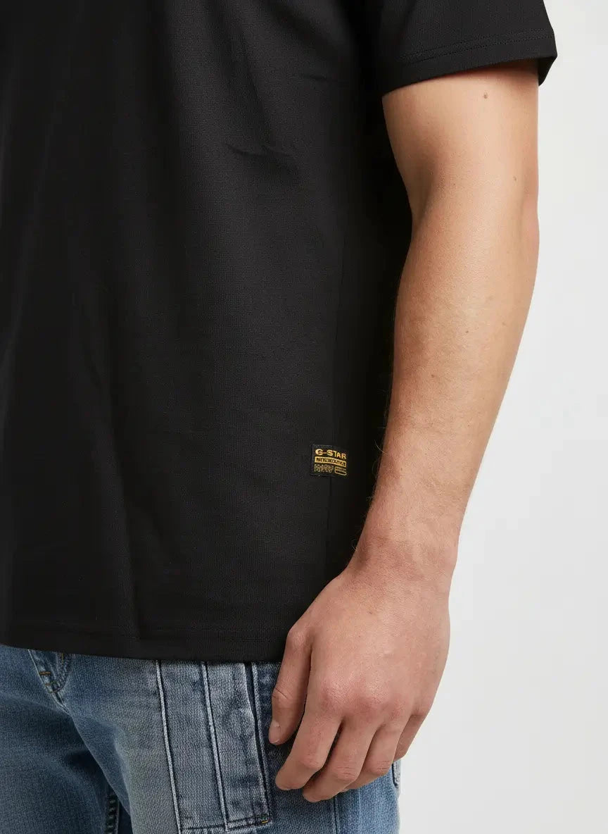 G-Star RAW Flock Back Graphic Black Loose T-Shirt - Subwear