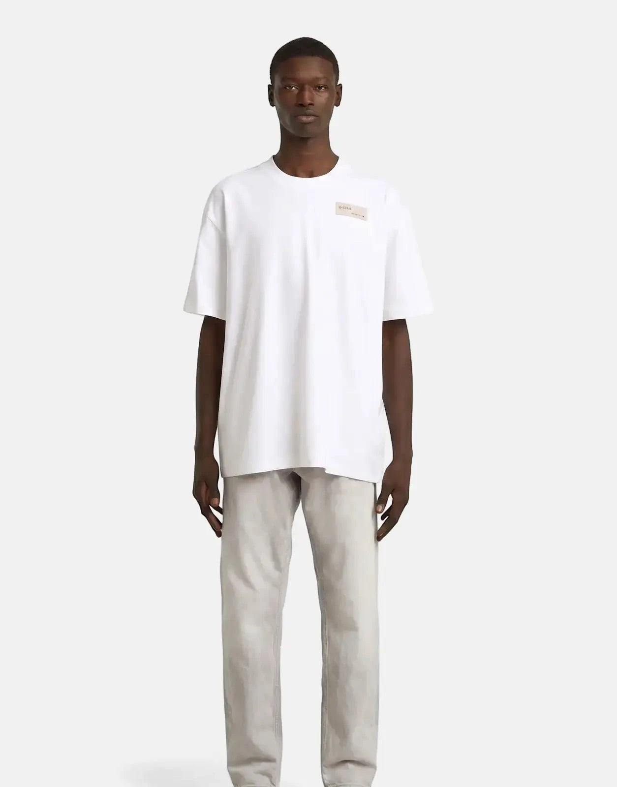 G-Star RAW HB Badge Relaxed White T-Shirt - Subwear