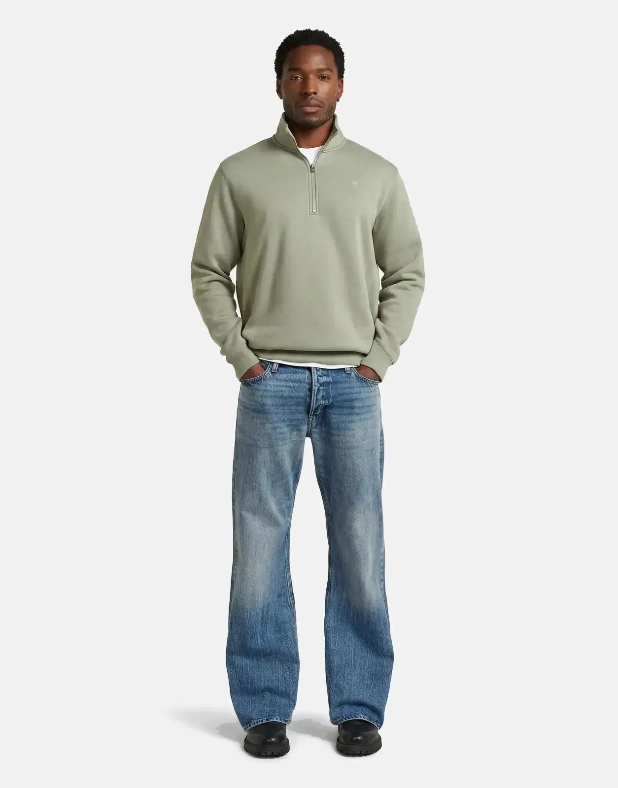 G-Star RAW Premium Core Half Zip Orphus Sweatshirt - Subwear