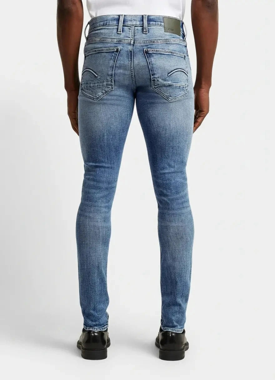 G-Star RAW Revend FWD Skinny Faded Blue Halite Jeans - Subwear