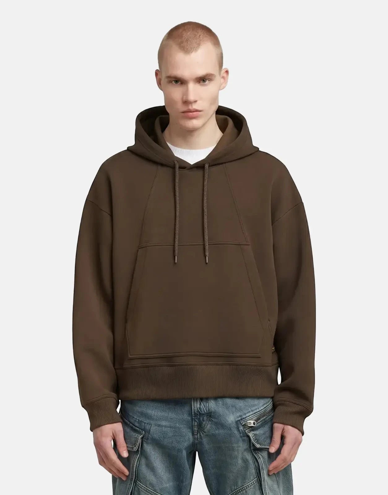 G-Star RAW Scupa Loose Deep Brown Hoody - Subwear