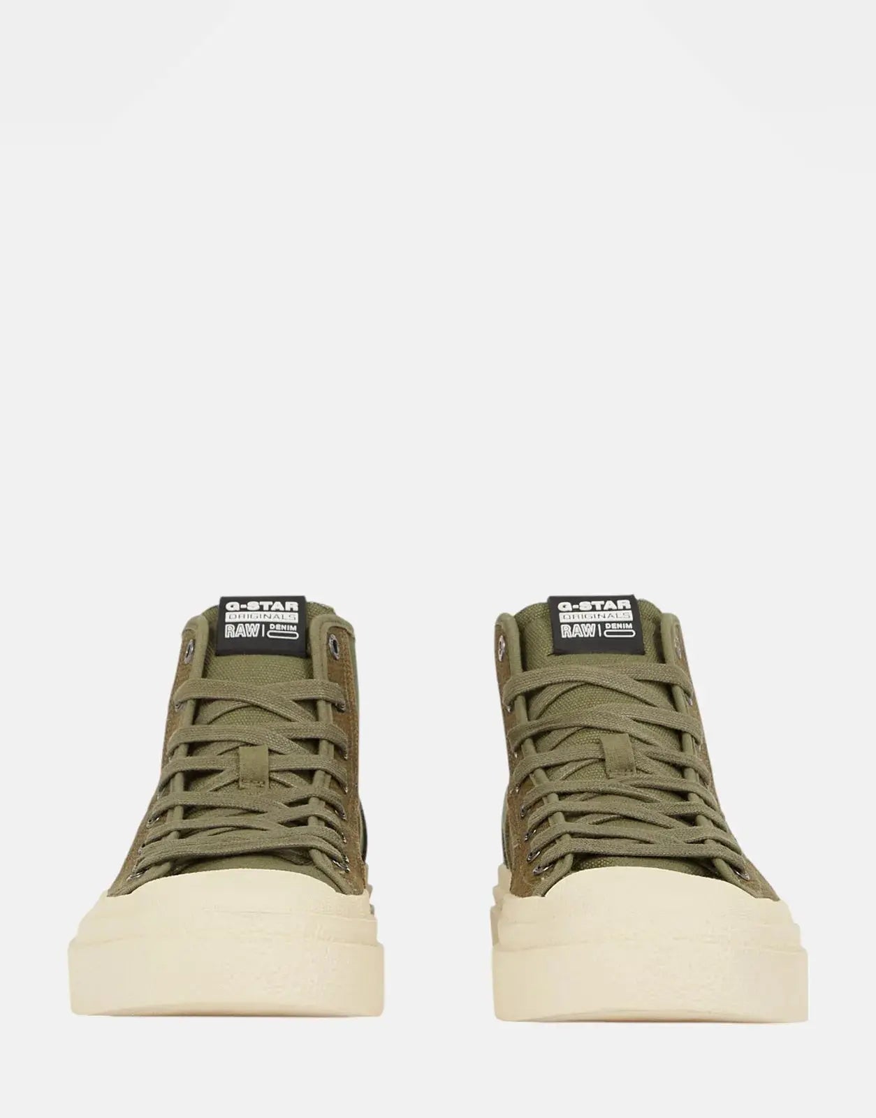 G-Star RAW Vodan Mid Basic Olive/White Sneakers - Subwear