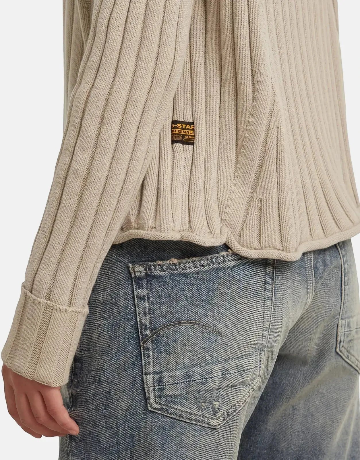 G-Star RAW Washed Loose Brick Knitwear - Subwear