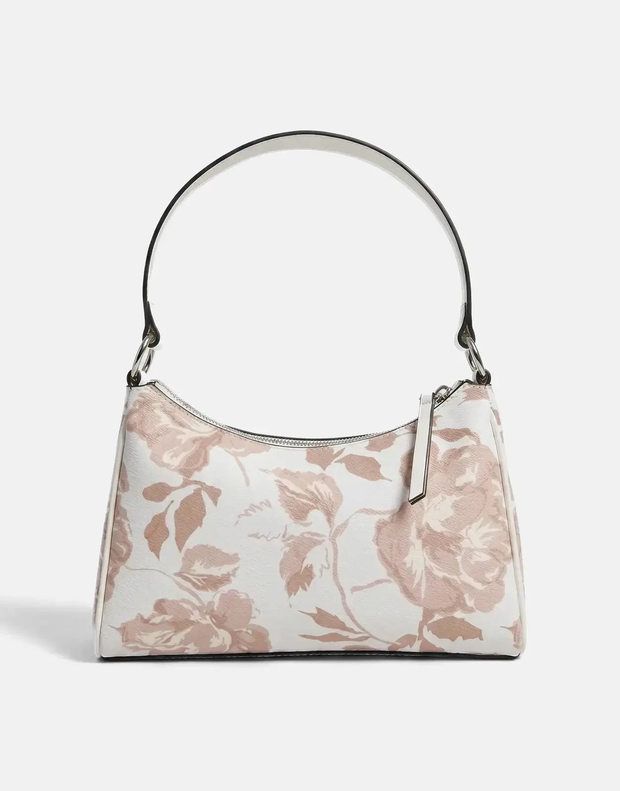 Guess Jillian Mini Top Zip White Bag - Subwear