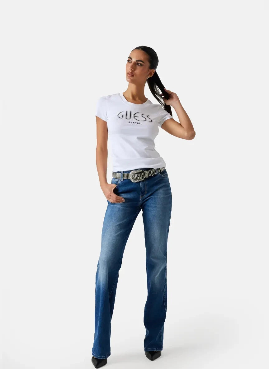 Guess Logo White T-Shirt - Subwear