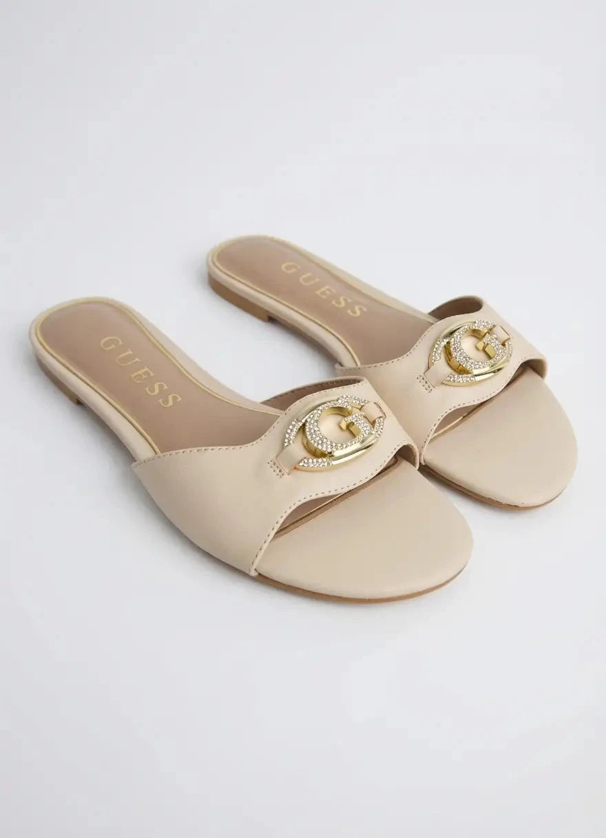 Guess Tashcy Ivory Sandals - Subwear