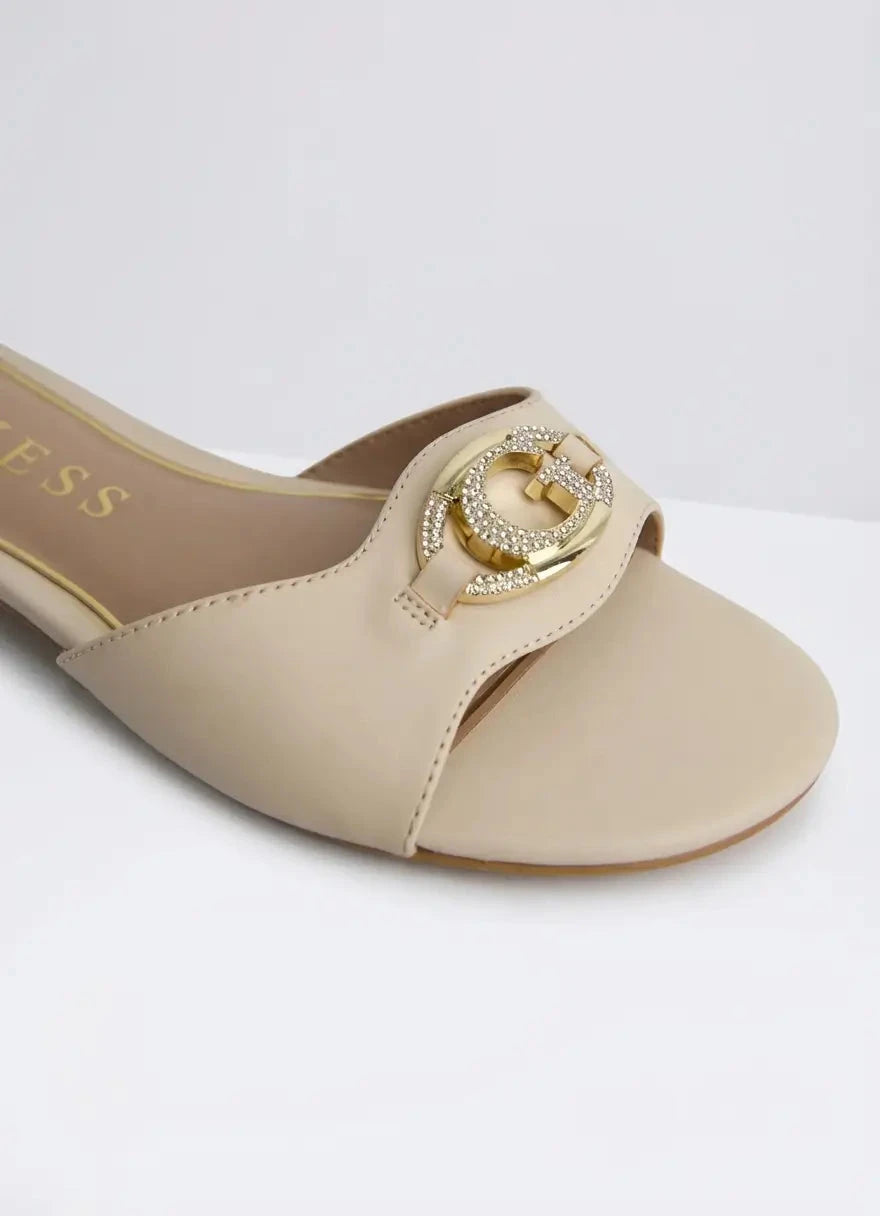 Guess Tashcy Ivory Sandals - Subwear
