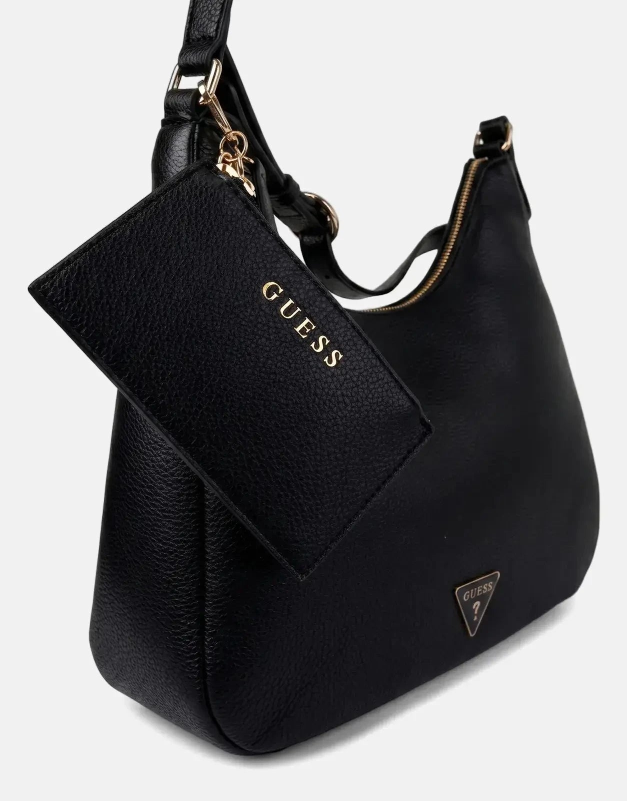 Guess Wells Black Shoulder Satchel Bag - Subwear