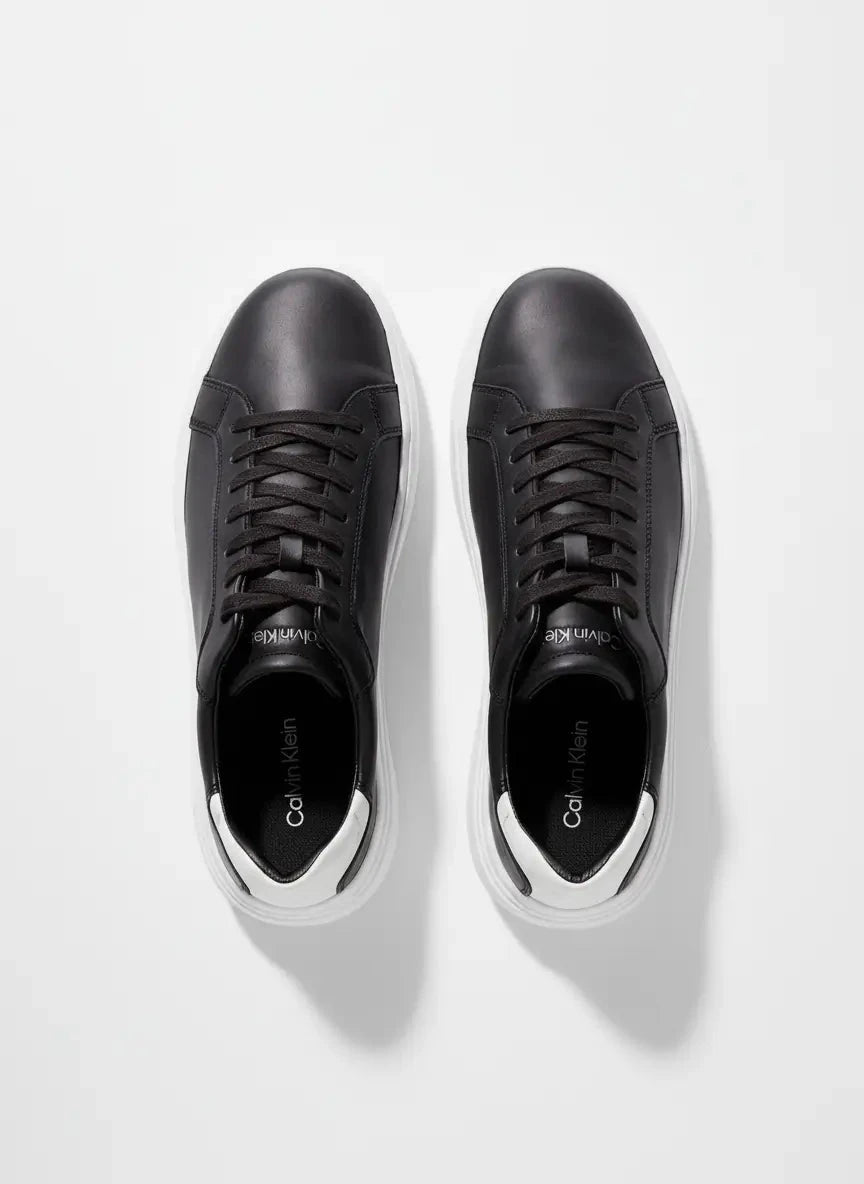 Calvin Klein FTW Low Top Lace Up Black Sneaker - Subwear