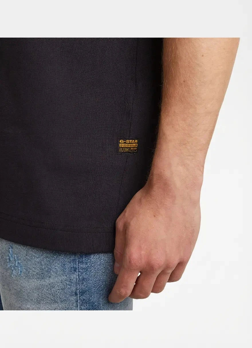 G-Star RAW 89 Back Loose Black Graphic T-Shirt - Subwear