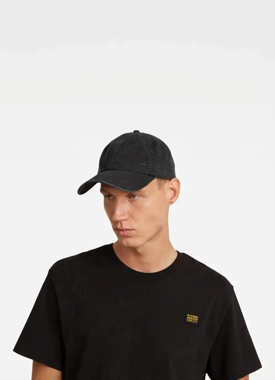 G-Star RAW Avernus Worn in Black Relic Baseball Cap - Subwear