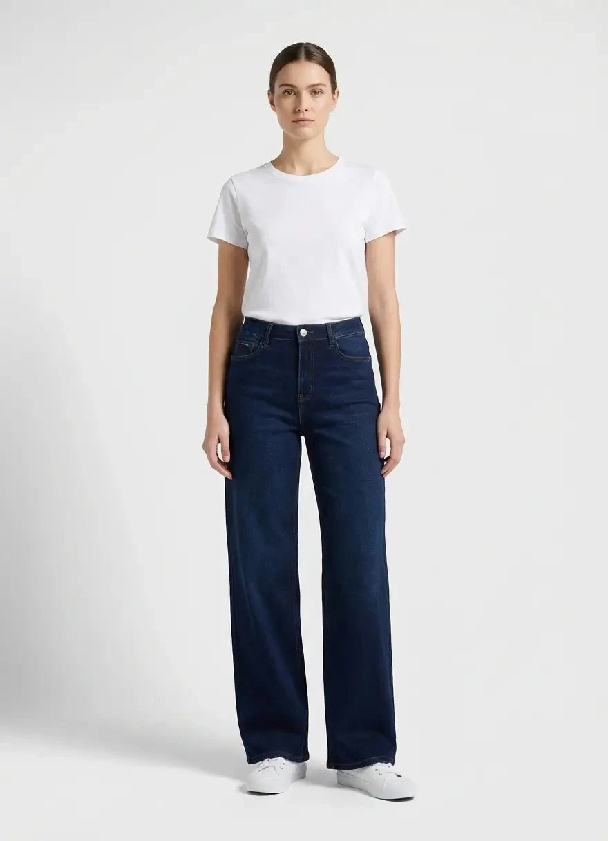 Sissy Boy High Waist Wide Leg Dk Vintage Jeans - Subwear