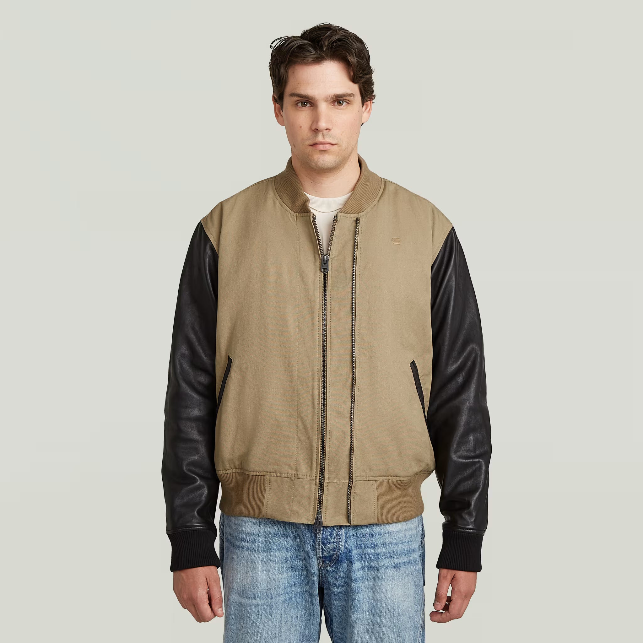 G-Star Varsity Leather Safari Jacket - Subwear