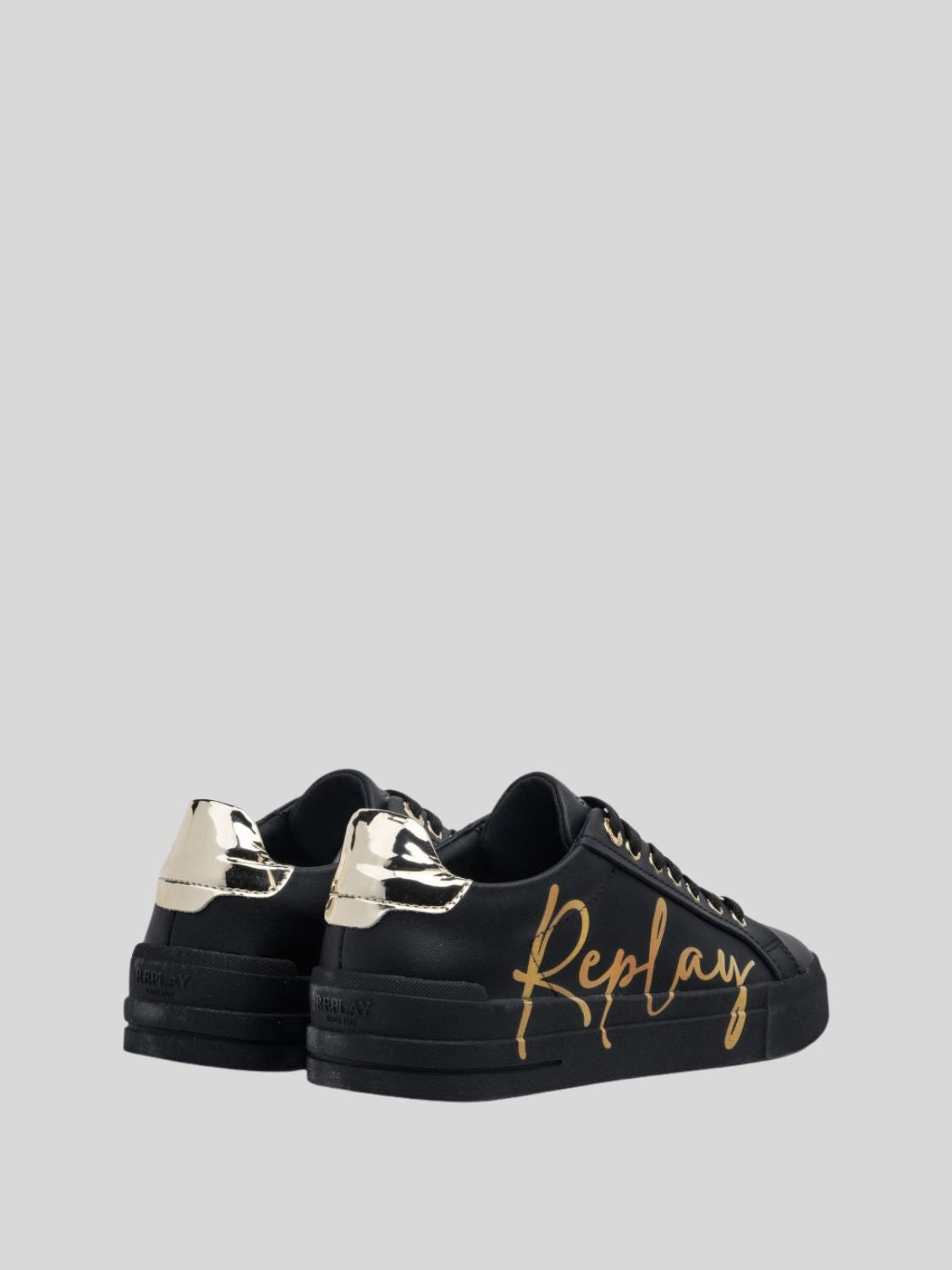 Replay Evan W Lux Black Sneakers - Subwear