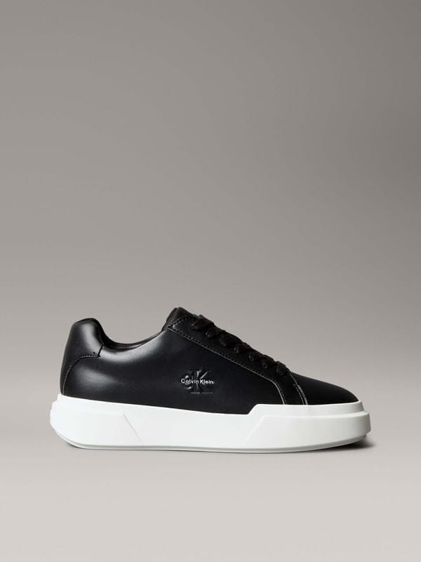 Calvin Klein Ladies Chunky Cupsole Sneaker Blk/Wht - Subwear