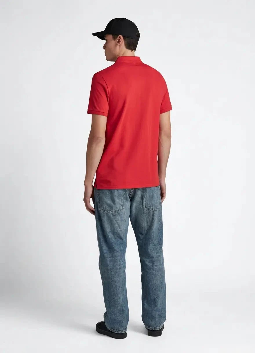 G-Star RAW Dunda Slim Antic Red Polo Shirt - Subwear